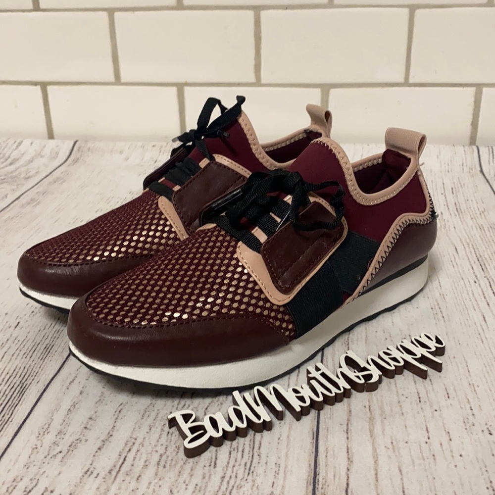 A New Day Burgundy and Pink Sneakers